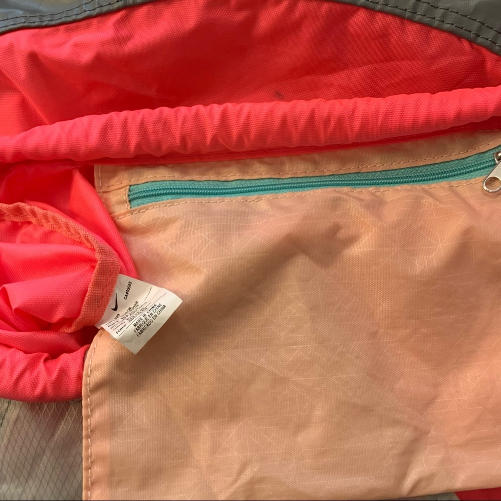 VGUC Neon Nike Drawstring Gymsack Backpack - Picture 3 of 3